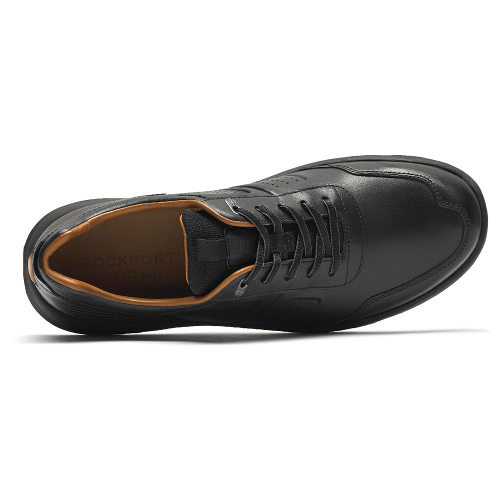 Tenis Rockport Homem Pretas - Lets Walk U Bal - 86953WZKF